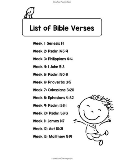Preschool Practice Pack: 13 Weeks of Letters, Shapes, Numbers, Colors, & Bible Memory
