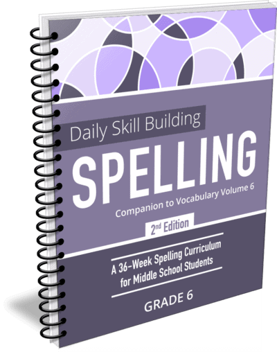 Daily Skill Building: Spelling Grade 6 Companion 2nd Edition