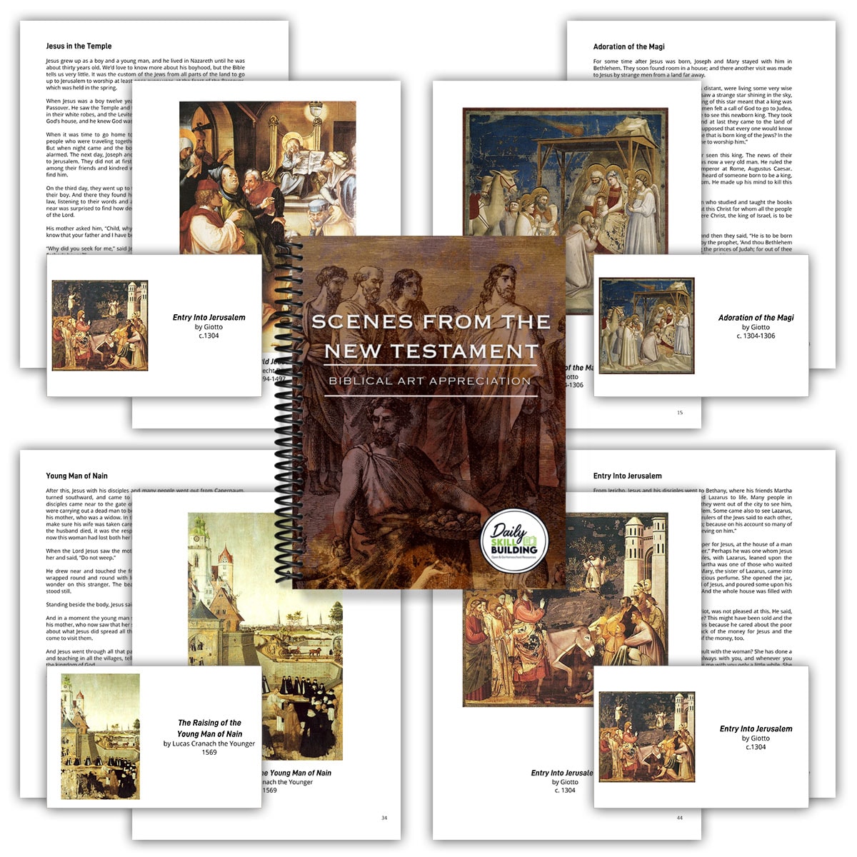 Scenes from the Old & New Testament - Biblical Art Appreciation Set
