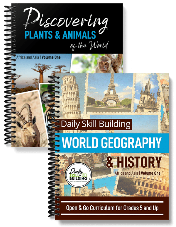 Discovering Plants and Animals and Daily Skill Building World Geography and History