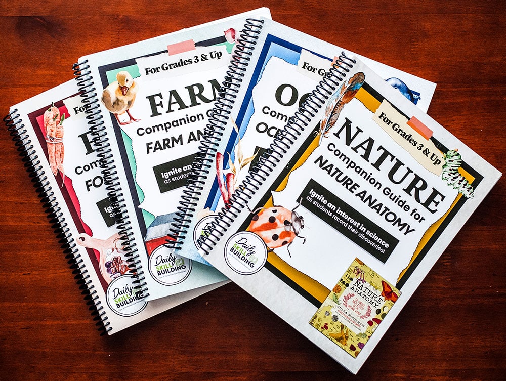 Nature Anatomy Series Notebook Companions