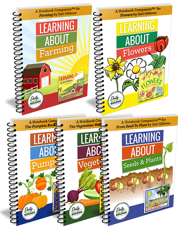 Learning How Things Grow Notebook Companion™ Set for Gail Gibbons Science Books