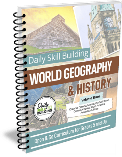 Daily Skill Building: World Geography & History Year Three