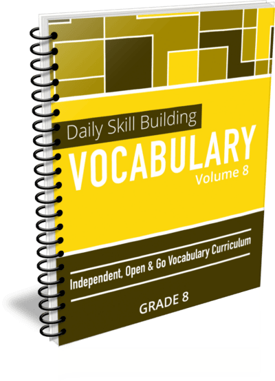 Daily Skill Building: Vocabulary Grade 8