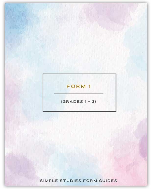 Form 1 Guide (Grades 1 - 3)