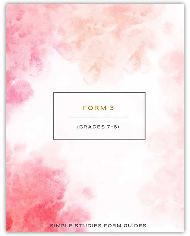 Form 3 Guide (Grades 7 - 8)