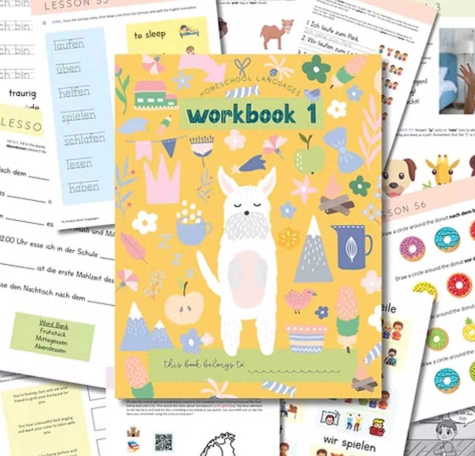 Homeschool French Level 1 Workbook