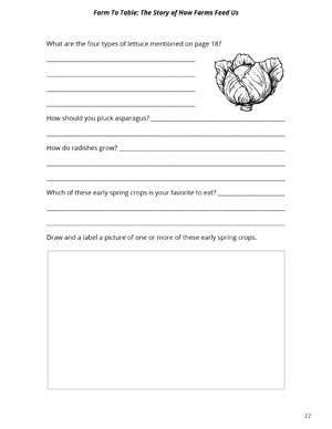 Farm To Table Sample