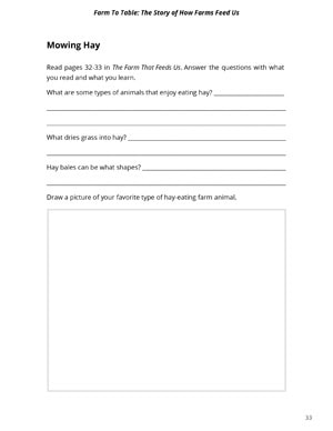 Farm To Table Sample