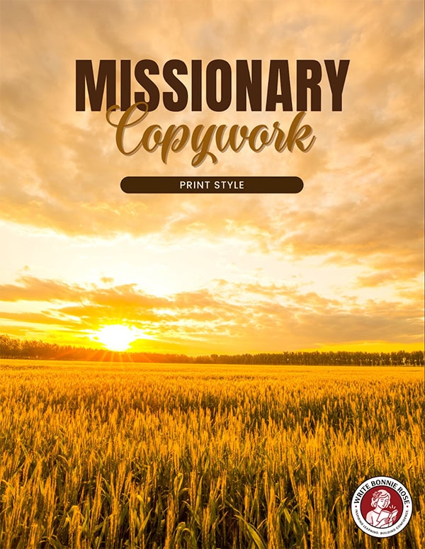 Missionary Copywork - Print