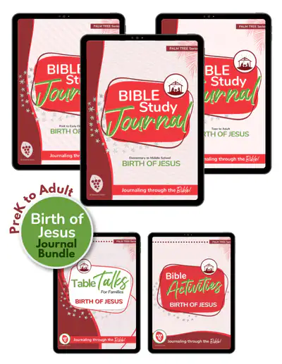 Birth of Jesus Bible Study Journal Bundle
