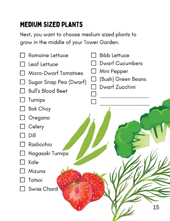 Let's Plan! A Student's Guide to Growing the Tower Garden Indoors - Image 5
