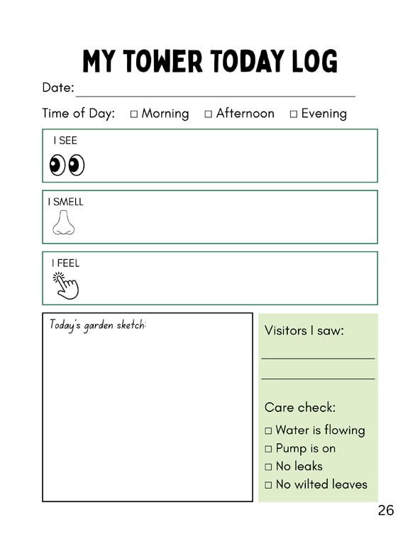 Let's Plan! A Student's Guide to Growing the Tower Garden Indoors - Image 8