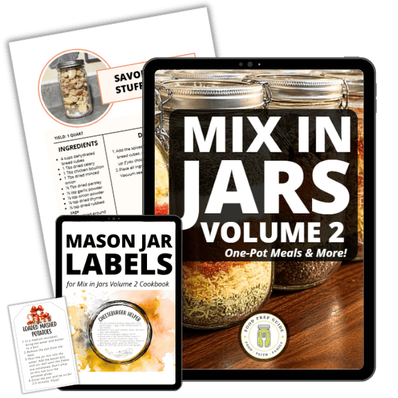 Mix In Jars Volume 2 Cookbook + Mason Jar Labels