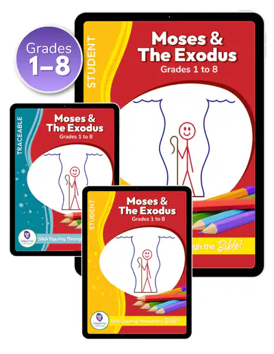 Moses and the Exodus Bible Study Bundle for Kids