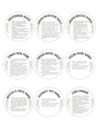 Mix In Jars Volume 2 Cookbook + Mason Jar Labels - Image 4
