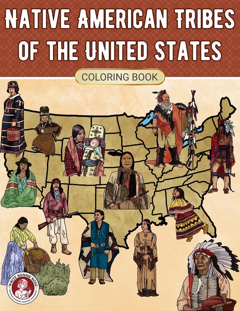 Native American Tribes of the U.S. Coloring Book