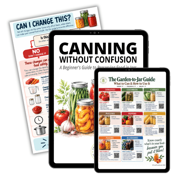 Canning Without Confusion + Garden-to-Jar Guide