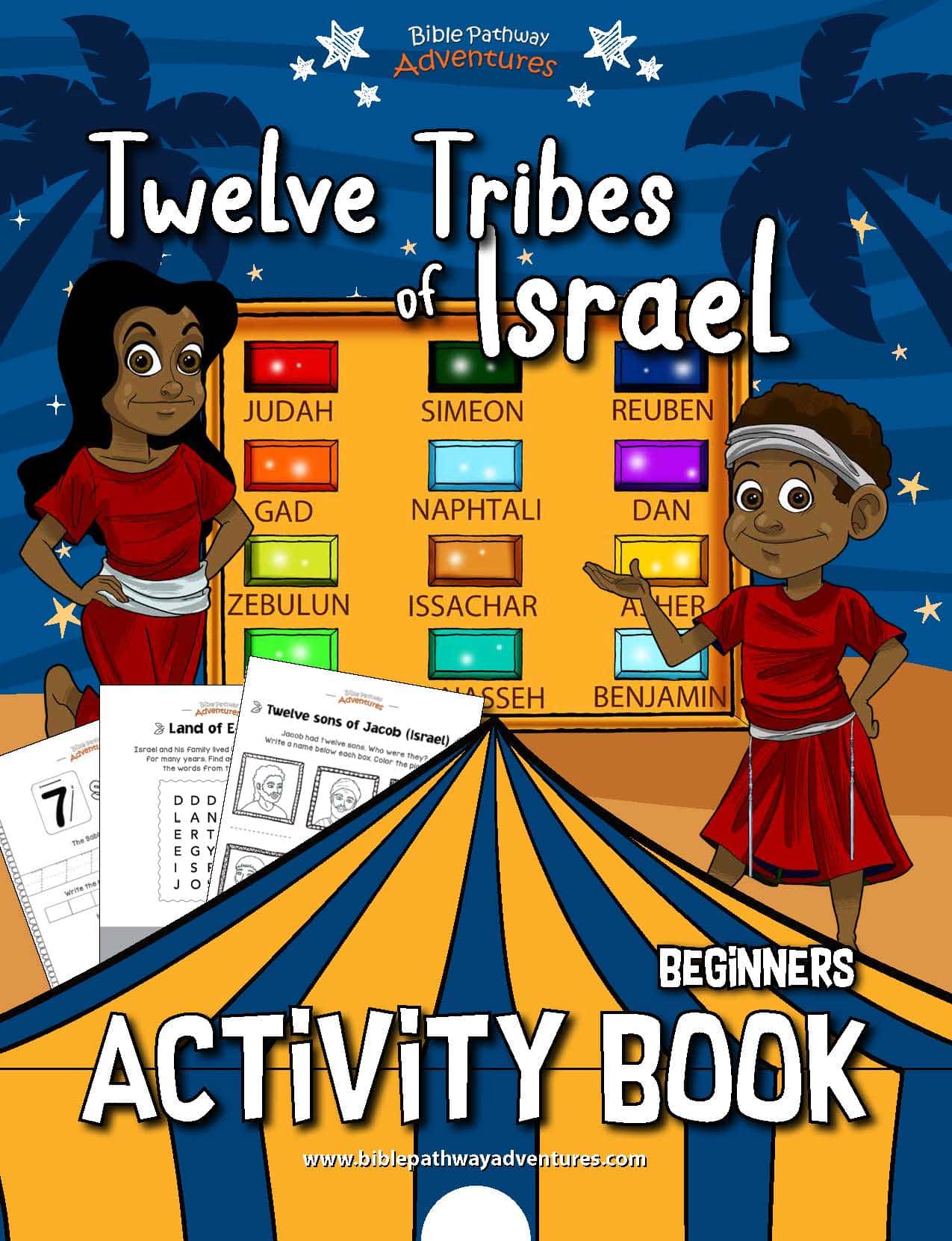 Twelve Tribes of Israel Activity Book (Grades K-3)