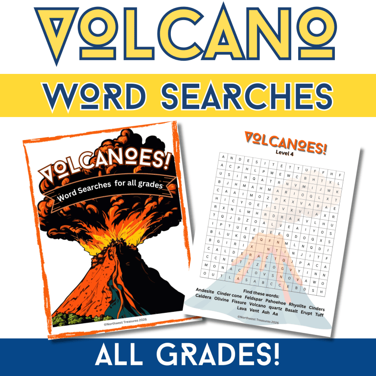 Volcano Word Search